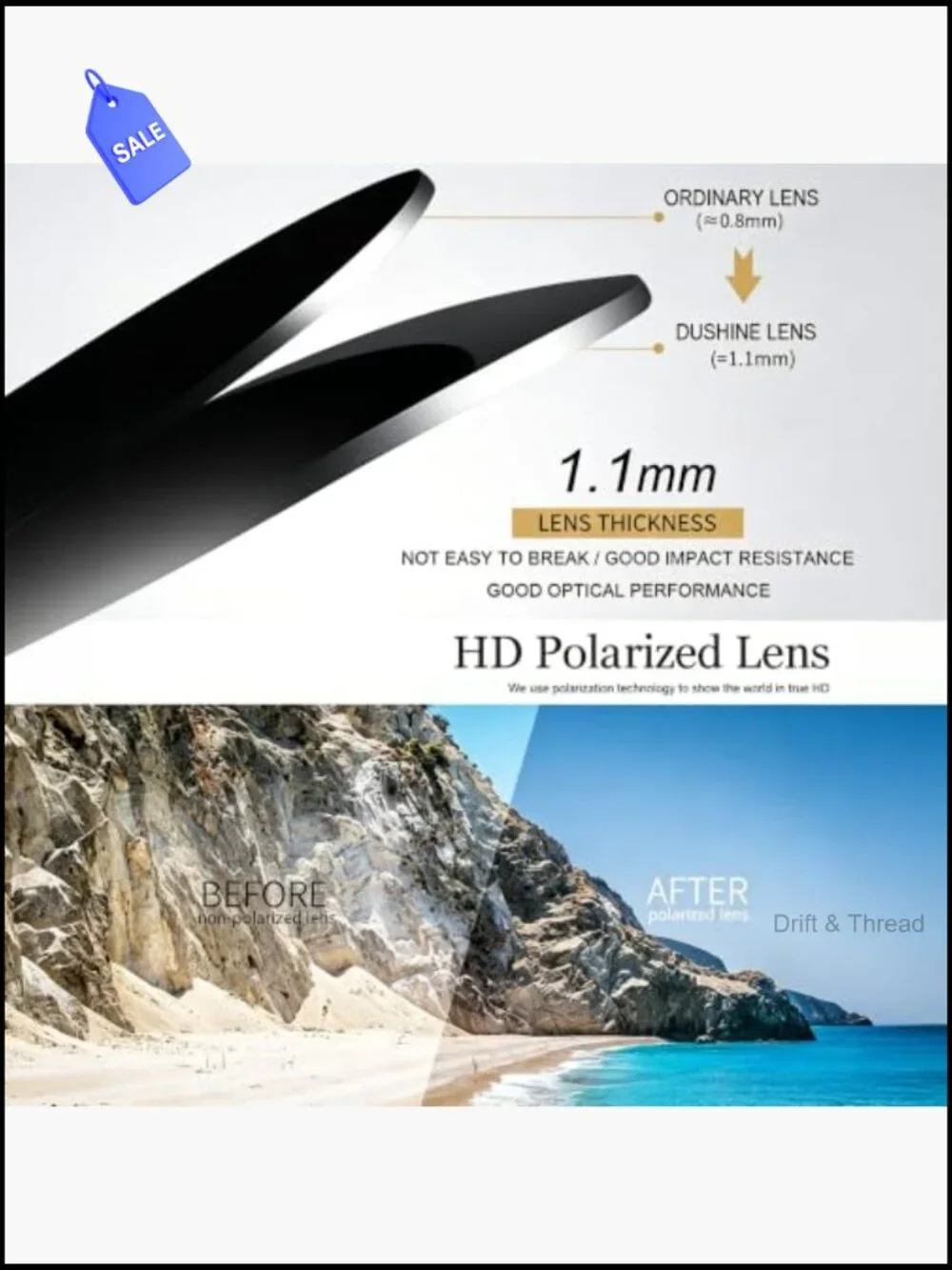 Polarized Sunglasses for Women Retro UV400 Protection Lightweight